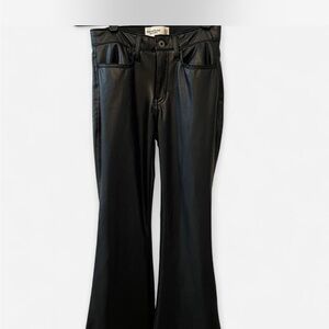 Abercrombie Kids Black High-Rise Flare Pants
